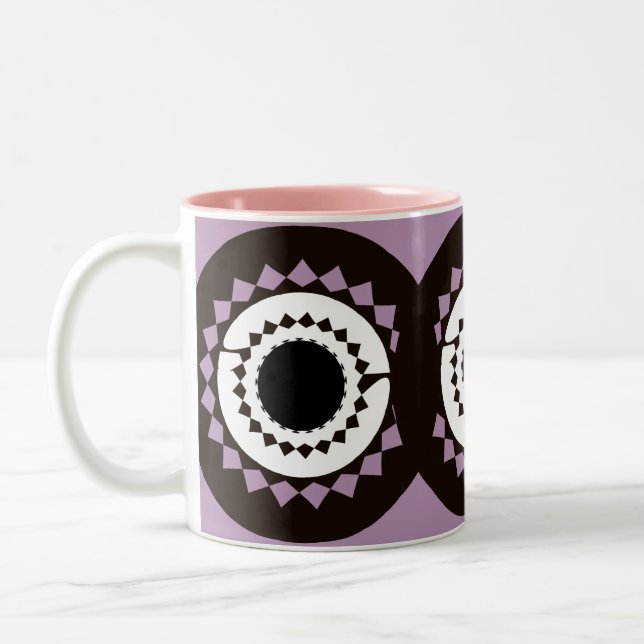 Mandala tryckt mugg (Vänster)
