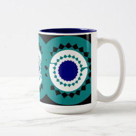 Mandala tryckt mugg