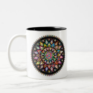 Mandala Två-Tonad Mugg