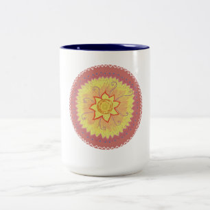 Mandala Två-Tonad Mugg