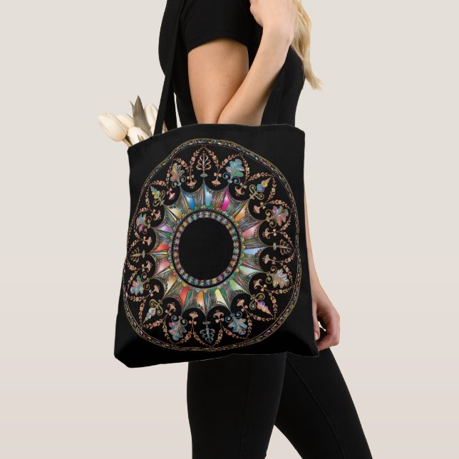 Mandala Tygkasse (Närbild)