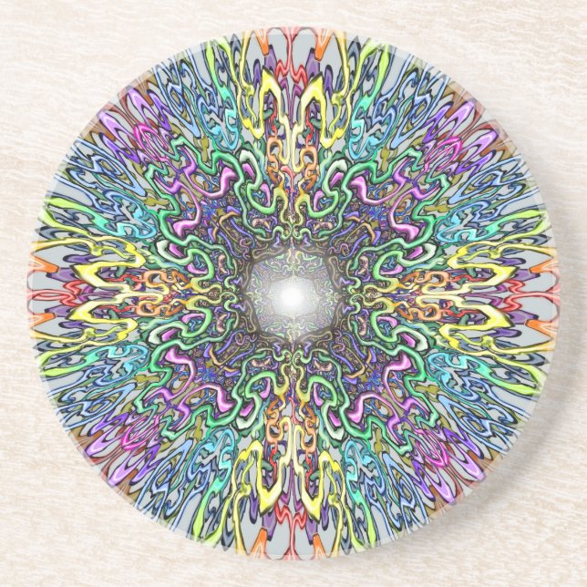 Mandala Underlägg Sandsten (Framsidan)