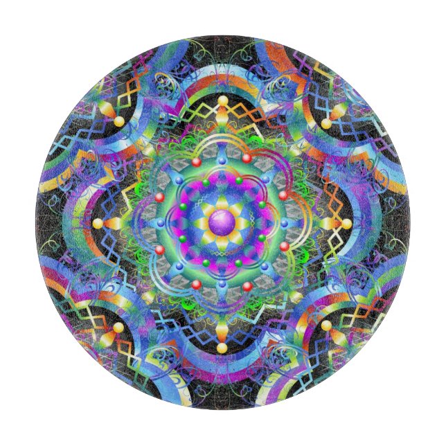 Mandala Univers Psykedeliska Färger (Framsidan)