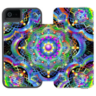 Mandala Univers Psykedeliska Färger