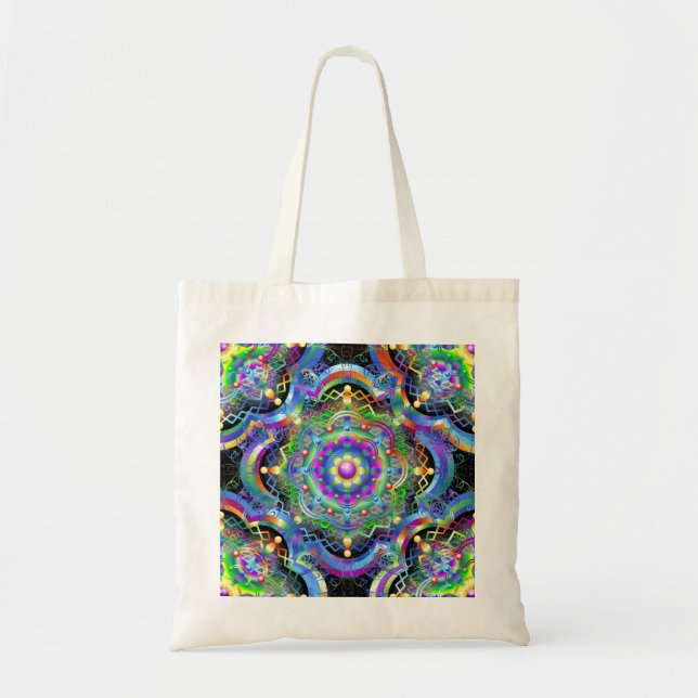Mandala Universe Färg Tygkasse (Framsidan)
