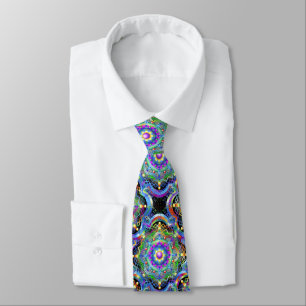 Mandala Universe Psychedelic Färg Slips