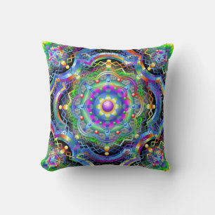 Mandala Universumsfärger Kudde