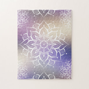 Mandala vattencolor nebula yoga zen pussel