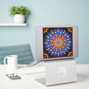 mandala vinyldekal klistermärken