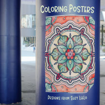 Mandala Vuxen Coloring Poster