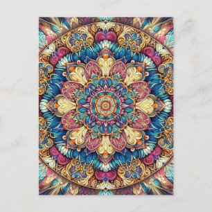Mandala Vykort