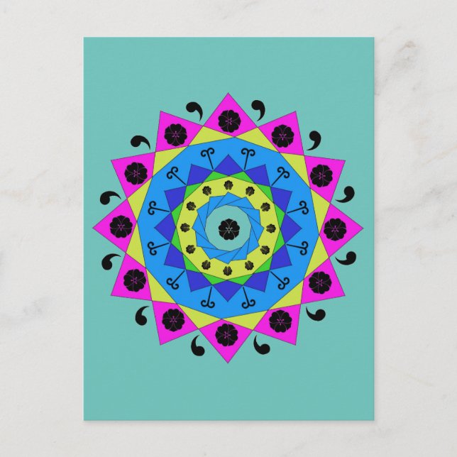 Mandala Vykort (Framsida)