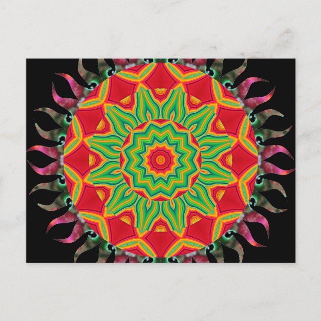Mandala Vykort (Framsida)