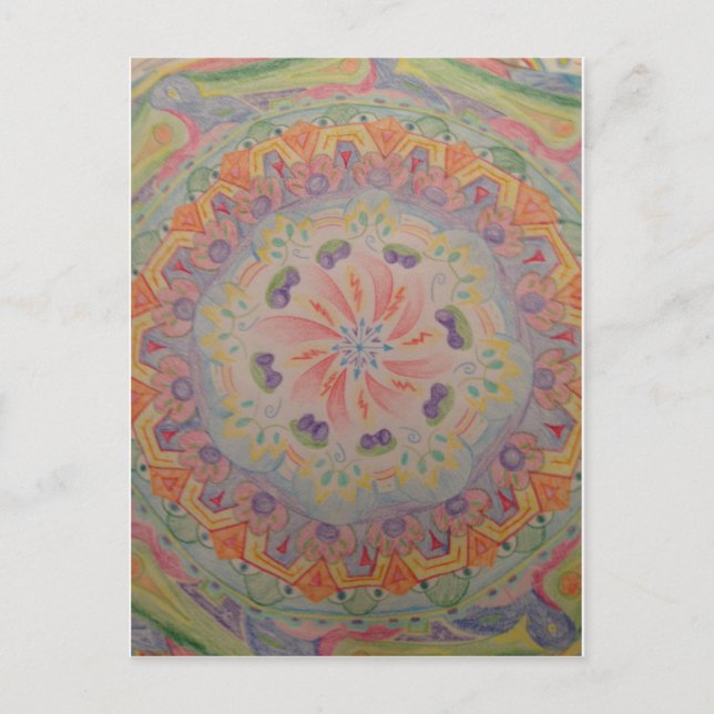 Mandala vykort 1 (Framsida)