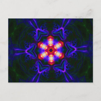 Mandala vykort - tack för meddelandet