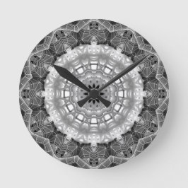 Mandala Wall Clock Rund Klocka