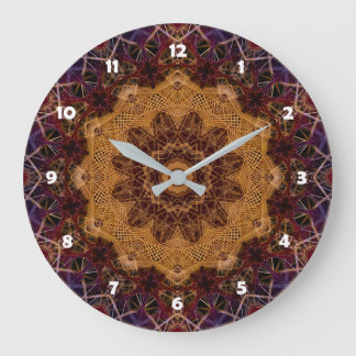 Mandala Wall Clock Stor Klocka