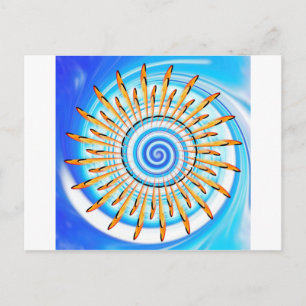Mandala Waterwave Vykort