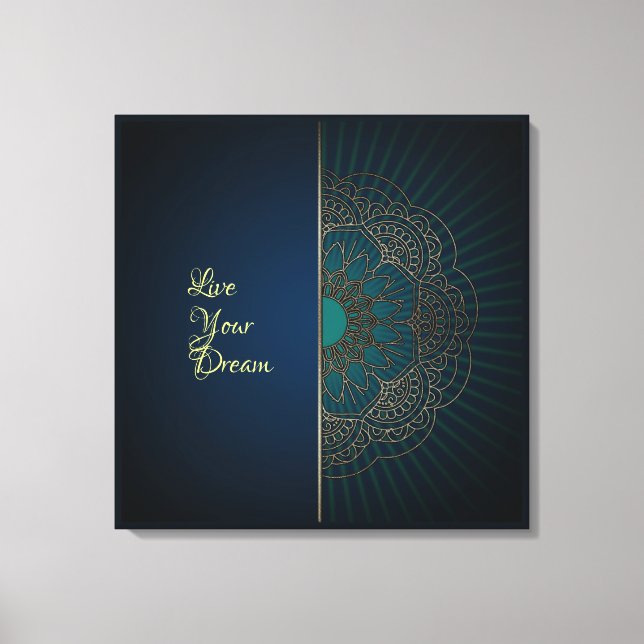 Mandala - Wrapped Canvas (Framsida)