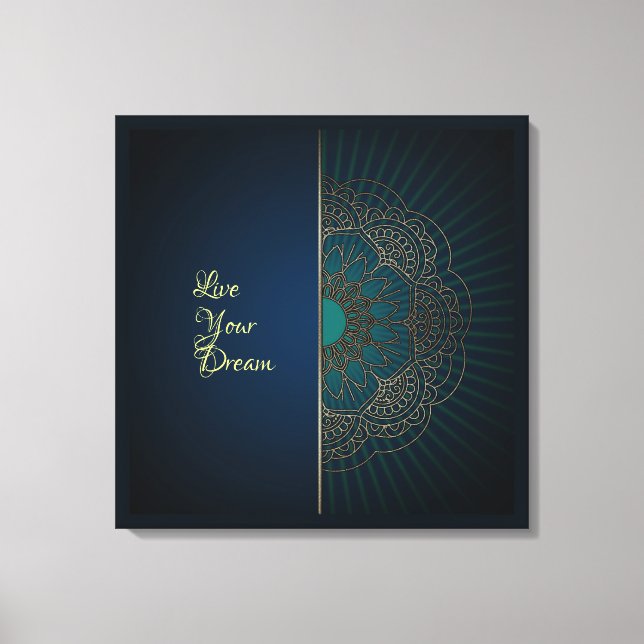 Mandala - Wrapped Canvas (Framsida)