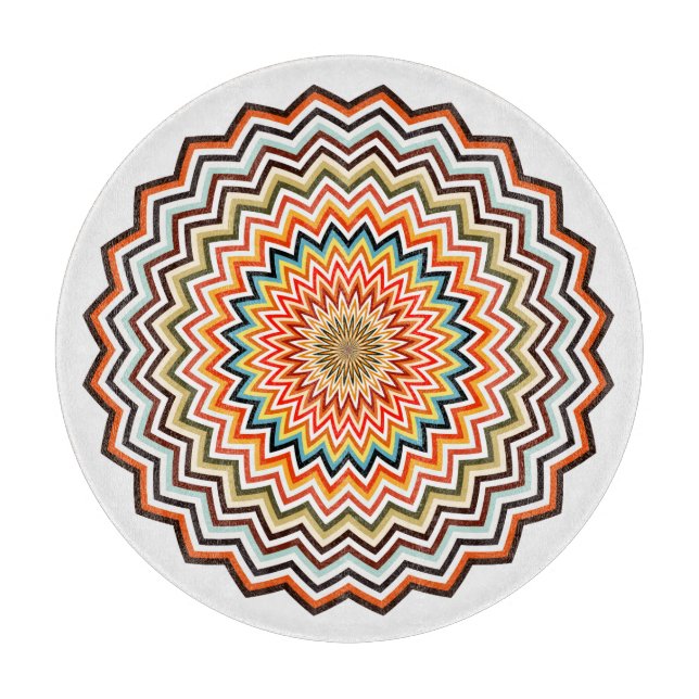 Mandala Zigzag Mönster (Framsidan)