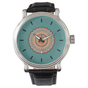 Mandala Zigzag Mönster Armbandsur