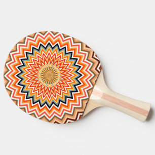 Mandala Zigzag Mönster Pingisracket