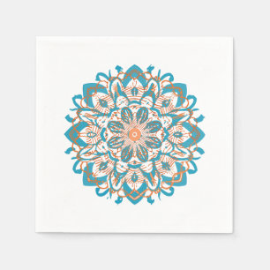 mandala Zoom papper Pappersservett