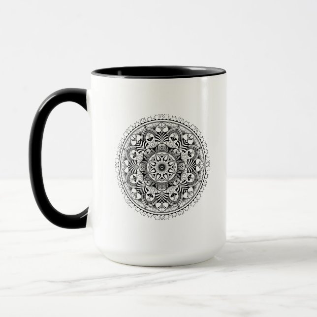 Mandalaen cirklar mugg (Vänster)