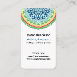 Mandalafotograf Visitkort