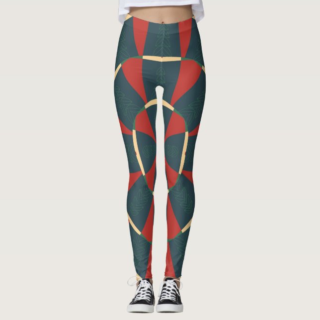 Mandalaic kaleidoscope leggings (Framsida)