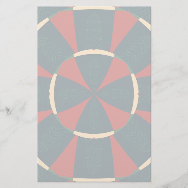 Mandalaiskt kaleidoskop brevpapper (Framsida)