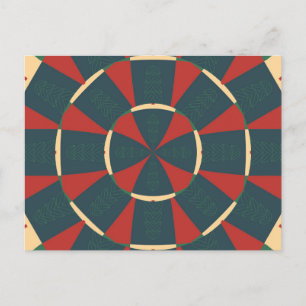 Mandalaiskt kaleidoskop vykort