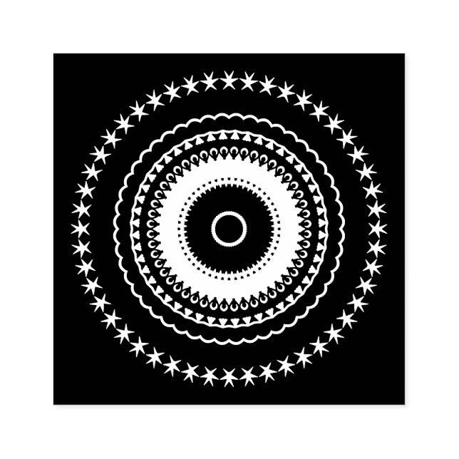 Mandalaiskt tippande stämpel (Tryck)