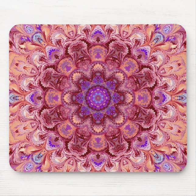 MandalaKaleidoscope Mousepad Musmatta (Framsidan)