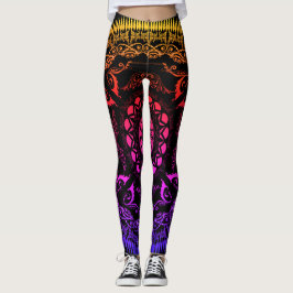 MandalaPatern damasker Leggings