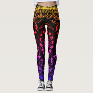 MandalaPatern damasker Leggings