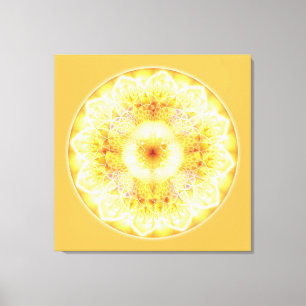 Mandalas av att läka & att väcka, nr. 1, kanfas canvastryck