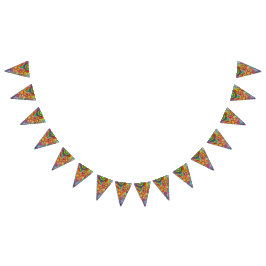 mandalas färglös abstrakt vimplar