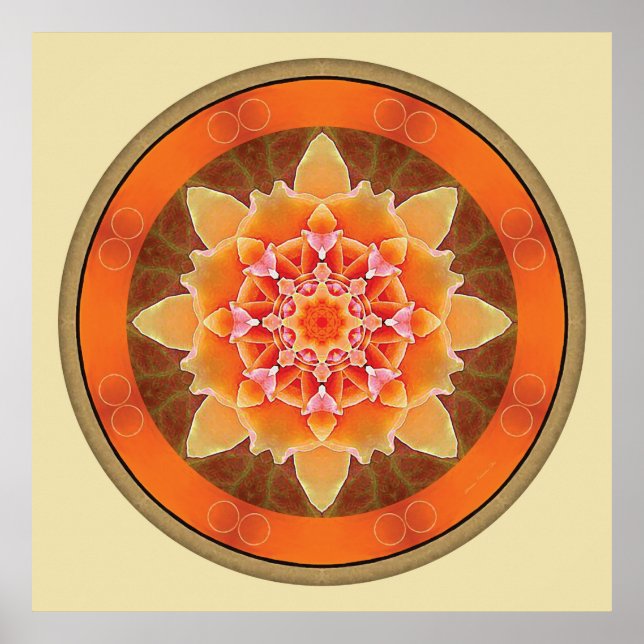 Mandalas för en ny jord, nr 2 poster (Framsidan)