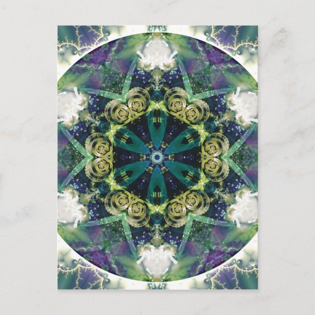 Mandalas för förlåtelse och frigivning 20 vykort (Framsida)