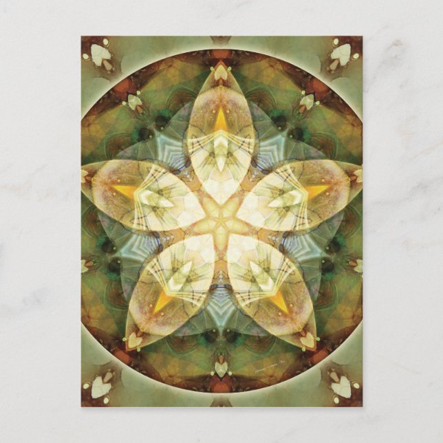 Mandalas för förlåtelse och lansering 1 vykort (Framsida)