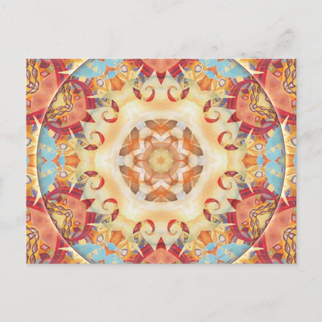 Mandalas för förlåtelse och lansering 2 vykort (Framsida)