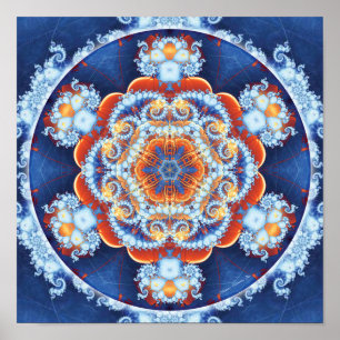 Mandalas för förlåtelse och lansering 6 Poster