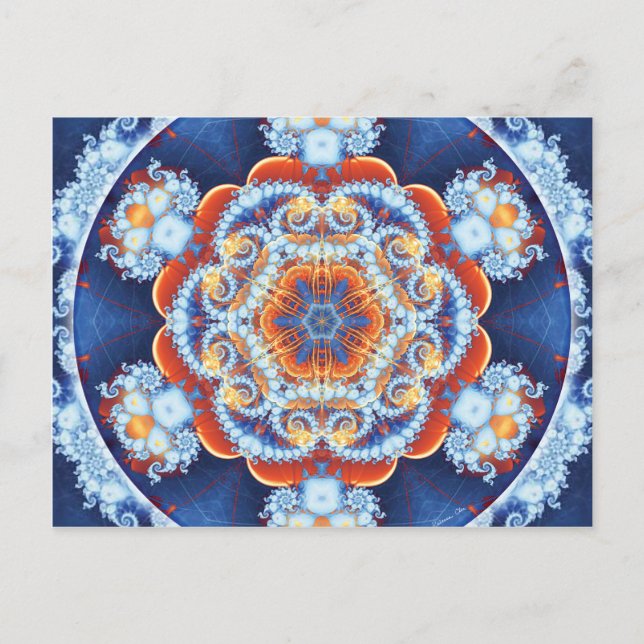 Mandalas för förlåtelse och lansering 6 Poster Vykort (Framsida)
