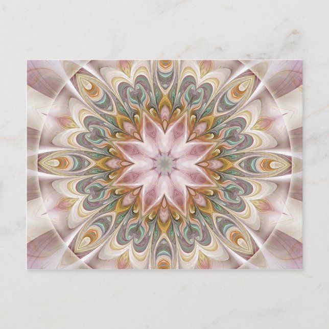 Mandalas för övergångstider 24 vykort (Framsida)