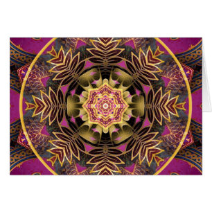 Mandalas för tider av övergång 3 hälsningskort