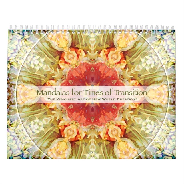 Mandalas för tider av övergångskalendern kalender (Omslag)