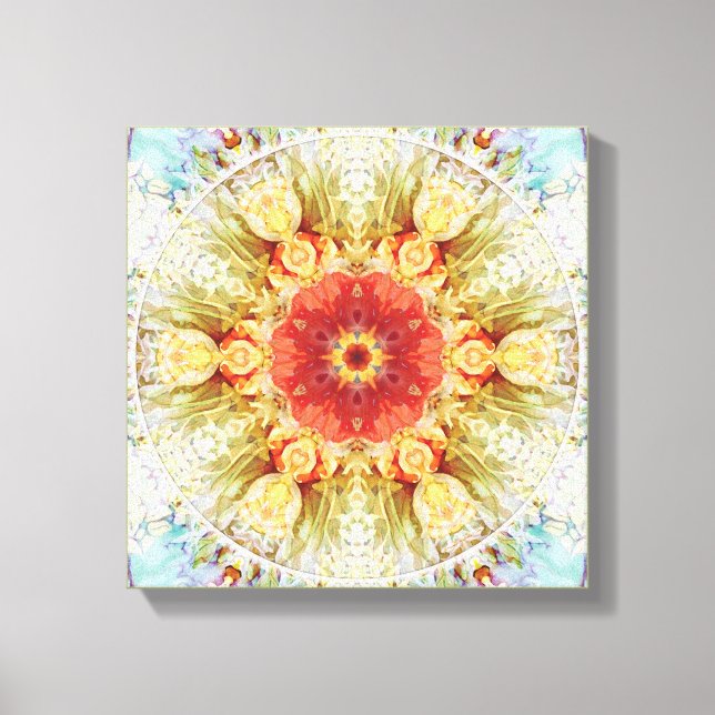 Mandalas for Times of Transition 23 Wrapped Canvas (Framsida)