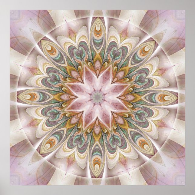 Mandalas for Times of Transition 24 Poster (Framsidan)